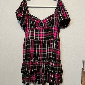 XXL Plaid Tunic/Mini Dress